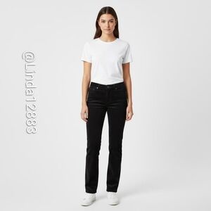 Joe's Jeans Chelsea Ultra Slim Fit Velvet Pant Wash Black Size 29